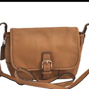 Authentic COACH Vintage Shoulder Cross Body Bag Purse Leather
